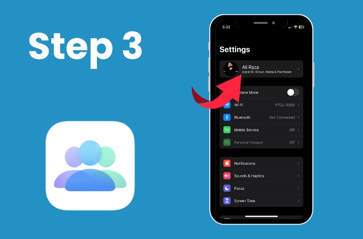 Click on Your Apple ID