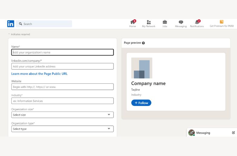 Create a Company Page on LinkedIn