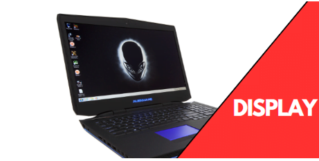 Alienware 17in laptop Display
