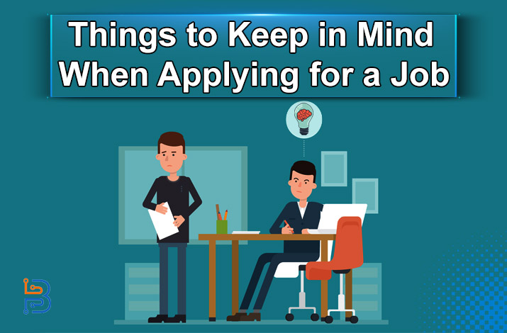 Things to Keep in Mind When Applying for a Job