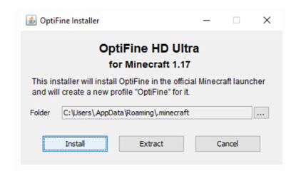 how to install OptiFine