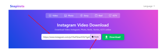 how to download with Snapinsta