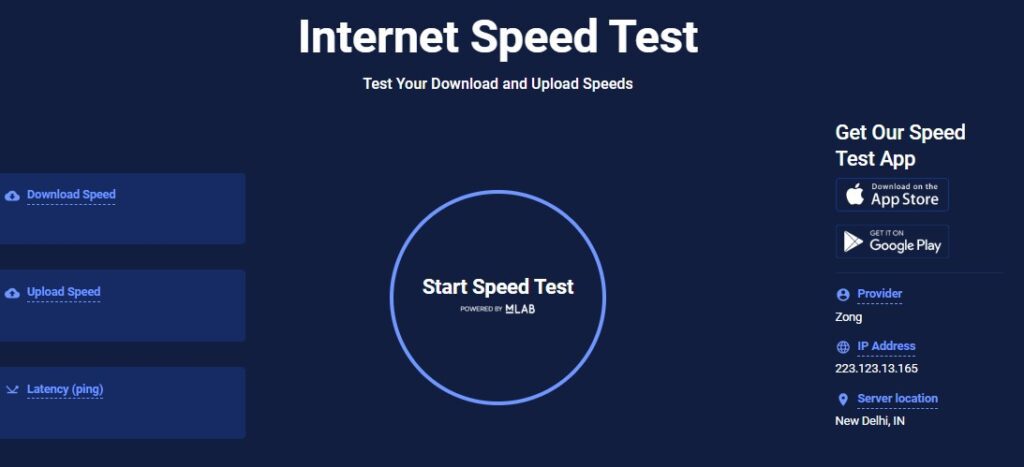 internet speed test 