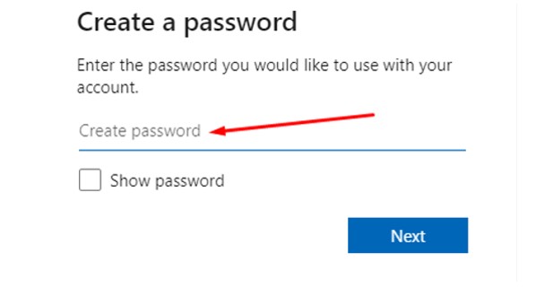 Create a password