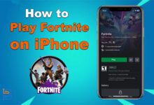 Play Fortnite on iPhone
