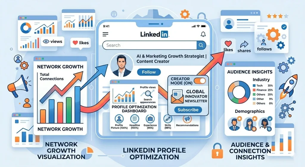 LinkedIn hidden features like creator mode and newsletter growth