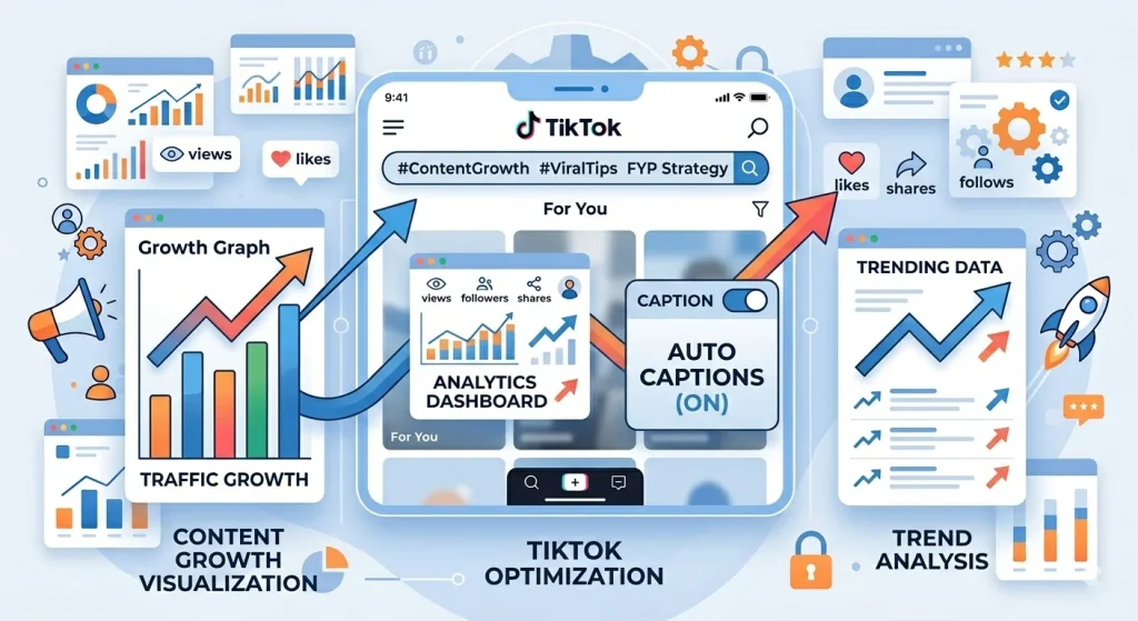 TikTok hidden features for SEO captions and algorithm growth