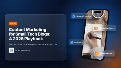 Content marketing for small tech blogs: planning, writing, promotion and measuring results