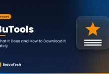 BravoTech graphic: 3uTools, What It Does and How to Download It Safely, with a star rating icon