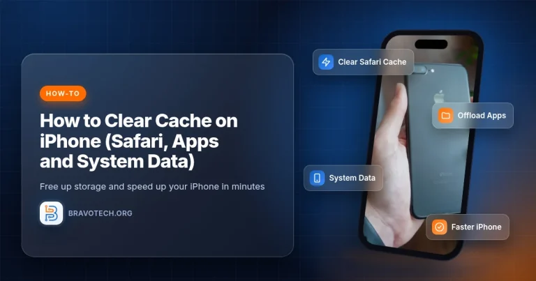 How to clear cache on iPhone: Safari and app cache