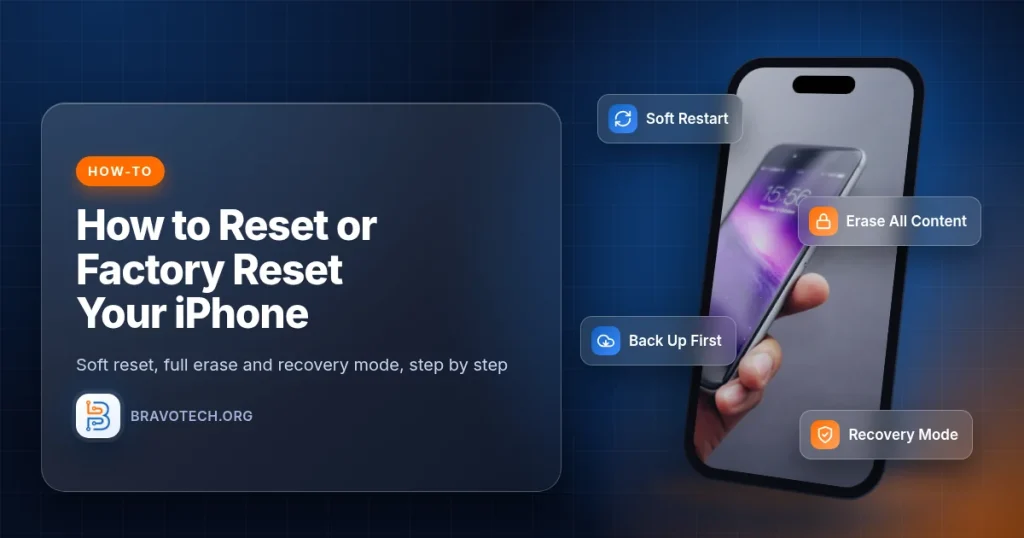How to reset iPhone: factory reset and erase steps