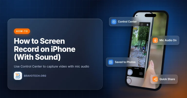 How to screen record on iPhone with sound