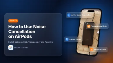 How to use noise cancellation on AirPods