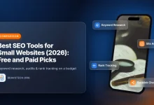 Free and paid SEO tools for small websites in 2026: keyword research, site audits, rank tracking and backlink checks