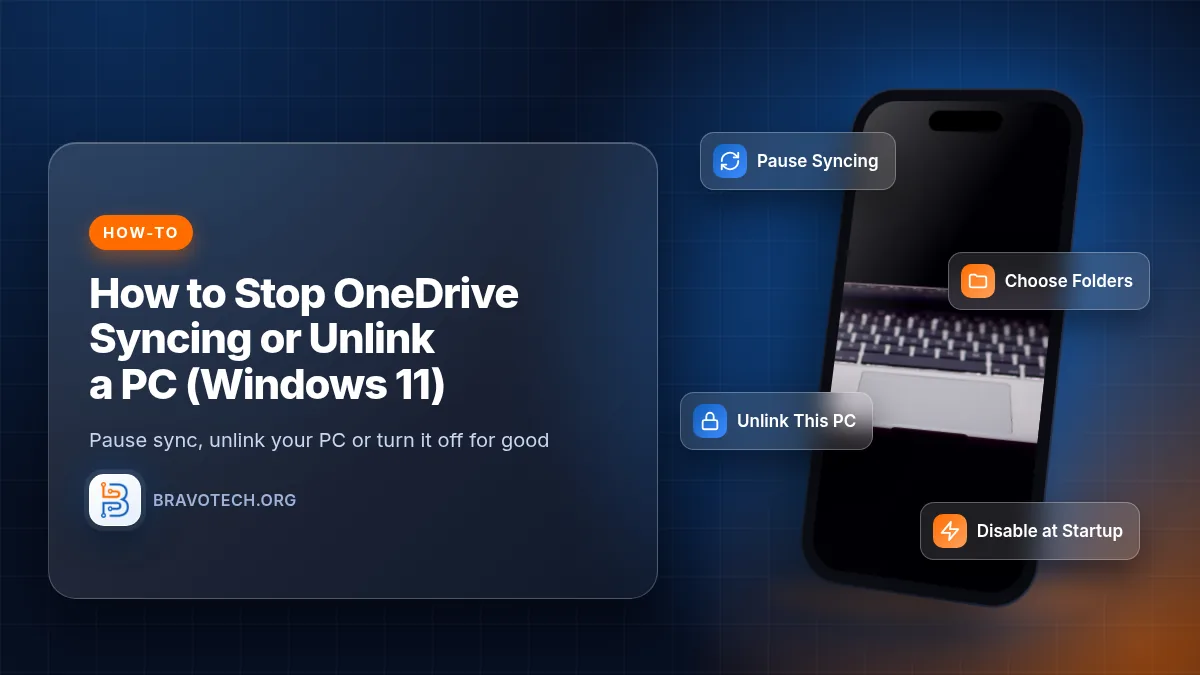 How to stop OneDrive syncing on Windows 11